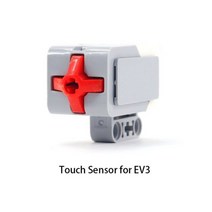 기술 EV3 부품 45500 45544 45560 컬러 터치 자이로 초음파 센서 PF 부품 DIY MOC 교육용 빌딩 블록 완구 교육용 abs 플라스틱 재질, EV3 터치 센서