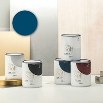 kcc정품 숲으로셀프 철재용 에그쉘광 실내외 철재페인트 알루미늄 금속재질 친환경페인트 울타리페인트 철문페인트, 오션블루(1L)