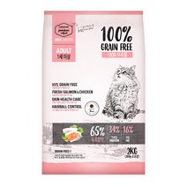 캣퓨어 그레인프리 어덜트 2kg 고양이사료, 1개