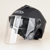 빅사이즈 헬멧 여름 반모 오토바이 특대형 XXXXL 스쿠터 4XL 경량 홀로그램쉴드 오토바이헬벳, 투미러 핑크[헬멧 자물쇠] 투명렌즈