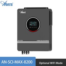 ANERN 하이브리드 태양광 인버터 오프 그리드 연결 듀얼 MPPT 입력 출력 충전기 240V 102KW 82KW 48V, 3.ANSCIMAX82WIFI - 48V - 22024