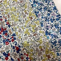 앤패브릭 면원단 꽃별플라워 3color 패브릭 원단, 옐로우
