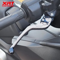 xrt 국내 파츠 튜닝 혼다 포르자750 6단조절 접이식 폴딩 레버, 6단 Folding - 접이식, Long-롱, Chrome-크롬