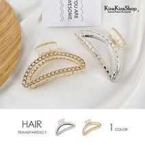 kirakirashop 투명 반달 집게핀 AHC1353