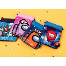 키즈용 핸드폰 카드포켓 어몽어스가방 새학기 여자아이 유아패션 7세 메신저백 학교입학 신학기선물 8세