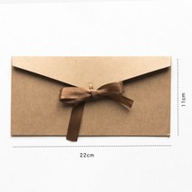하도메봉투 a4용지파일케이스 50 개/몫 빈티지 그램 빈 크래프트 종이 DIY 다기능 봉투 리본 엽서 상자 패, 05 craft L