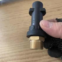 폼랜스 세차폼건 거품 세차 부품 스노우 품건 수나사 어댑터 및 Karcher K 시리즈 자동차 용 스노우 폼의 1, 05 은