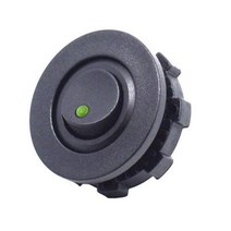 라운드 토글 LED 스위치 자동차 트럭 보트 로커 SPST OnOff 3 핀 온오프 제어 수정 홀더 장착 12V 20A, Green