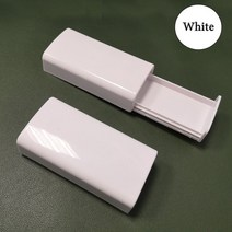 가정용금고 소형 키락 비상금 미니 돈통 금고 새로운 색상 자기 안전 상자 자동차 키 Fob 홀더 숨기기 자동, 01 WHITE