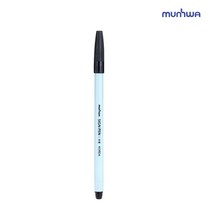 문화 수성사인펜 검정 12개입 수성싸인펜 0.5mm 사무용품 학용품 필기구 마킹용 문구