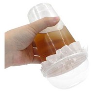 더착한팩 테이크아웃 실링 페이퍼 배달 포장 커피 음료 포장 11.5cm 13cm 14cm [500매], 실링페이퍼 13cm[500장]