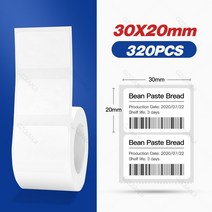 라벨프린터 NiimbotB21 B3S 스티커 감열 라벨 용지 롤 프린터 가격표 2 개 구매시 10% 할인】, 01 1Roll 30 20mm