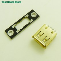 USB 암 헤드 고정 피스 패널 케이블 베이스 인터페이스 소켓 이어 배플 2.0 데이터 충전 1 개, 03 Gold Plated Female
