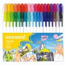 모나미 라이브칼라 사인펜 36색세트, 1개