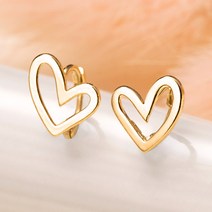골드앤 14K 하트핏 귀걸이