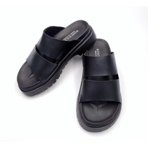 굽신 남성 스트랩 캐주얼 키높이 쿠션 슬리퍼 5cm