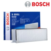 [필터테크] 쌍용 슈퍼 렉스턴 에어컨필터 보쉬 히터 S5551, 상세 설명 참조