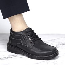 허쉬퍼피 [뉴코아 아울렛 ] 남성 경량 쿠셔닝 방한 털부츠 워커 MN593블랙