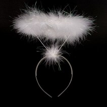 파티짱 천사머리띠, 천사링머리띠(화이트)