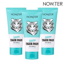 [노워터] 타이거 퍼펙트 폼 120ml x 3ea, 단품