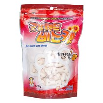 애견 단백질 간식 비스켓 치킨맛 220g 2개 심심풀이