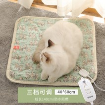 WAKE애완견 반려동물 고양이 전기장판 강아지 반려견 전기방석 온열장판 난방, 블루베어 직사각형(40*60cm)
