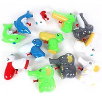 버드몰 KC인증 물총 대형 어린이 물놀이 밤 워터 건, 동물물총(4개)