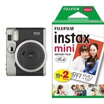 후지필름 instax mini LiPlay 인스탁스 미니 90+사은품 필름, 후지필름 인스탁스 미니 90 블랙+사은품 필름