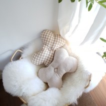 코코제니 하트본 쿠션 하트본미니 삑삑이 장난감 강아지 고양이 베개, 하트본베개(버튼형), 미니플라워