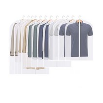 솔브리빙 가정용 투명 peva 행거 지퍼식 옷커버 투명 60x80cm, 1개입, 40개