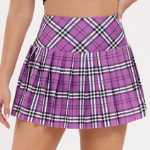 여자 테니스 복 스커트 운동복 여름 캐주얼 스포츠 스코트 통기성 땀 하이 웨이스트 야외