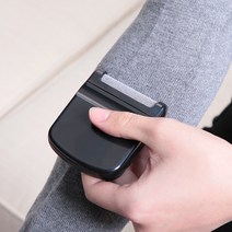 애플트레이더 ECHO 일본 휴대용 작지만 강력한효과 미니 보풀제거기 클리너, 옐로우