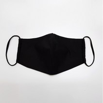 강군샵 솔리드블랙 정전기 필터 교체형 패드 국산 천 마스크, 단품없음