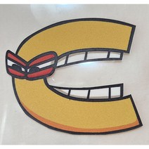 쏘하 알파벳로어 C 우레탄 전사지