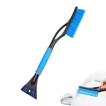 튼튼한 제설용품 눈치우기용 삽 2 인 1 유니버설 서리 앞 유리 얼음 제거 브러시 자동차 눈 먼지 제거제 겨울 액세서리