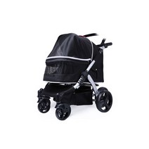 강아지 고양이 유모차 중대형견 개모차, 그레이