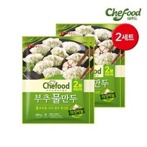 롯데푸드 Chefood 의성마늘 부추물만두 360gx4팩, 4개