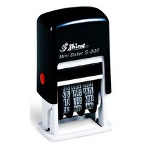 샤이니 일부인 S-300 3mm 만년 자동 스탬프 날짜H/N: TDHDEAL25 +H7, 향기나무 잉크패드적