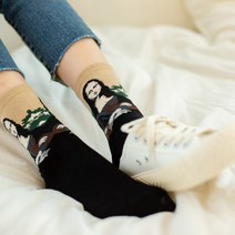 GGRN 패션 양말 명화 W-L-016