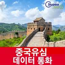 중국유심 중국유심칩 3일 4일 6일 9일 속도제한 없는 데이터 VPN없이 인스타 카카오톡 유튜브 네이버 사용 스카이패스로밍, 중국유심칩 데이터 전용심, 매일 4GB, 20일