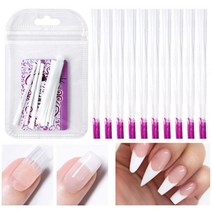 유리 섬유 네일 연장 화이버 글라스 10pcs