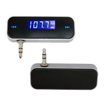 LCD 3.5mm 음악 오디오 FM 송신기 미니 무선 차량용 자동차 mp3 아이폰 호환에 대한 삼성 호환 iPad