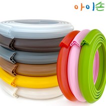 에어쿠션 모서리보호대 아기 투명 코너보호대 가드 책상 벽 기둥, 흰색, 2.2m, 대형(14mm)