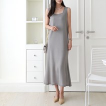 수키 린넨 스퀘어넥 원피스 1098607