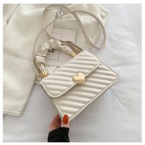 [9월픽]패션 줄무늬 여성 스퀘어 어깨 가방 Pleated 손잡이 숙녀 PU 가죽 Crossbody 플랩 클러치 지갑 핸드백