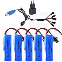 JJRC C2 D828 RC 자동차 부품 14500 SM-2P 3.7v 800mah 리튬 이온 배터리 충전식 스턴트 덤프 완구 액세서리, [09] 네이비 블루