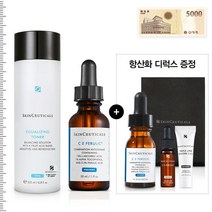 5천원상품권 C E 페룰릭 이퀄 토너 듀오 세트 (+디럭스 증정)스킨수티컬즈 증정) 906633