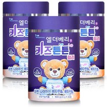 엘더베리맛 키즈튼튼 젤리 삼부커스키즈 30포 x 3통, 엘더베리맛 키즈튼튼 젤리 삼부