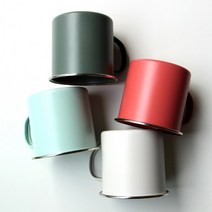 법랑머그컵 하우스홈 무광 파스텔 캠핑 스텐 대형 머그컵 473ml, 스카이블루