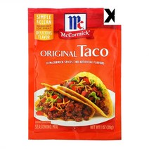 맥코믹 오리지널 타코 시즈닝 28g McCormick Taco Seasoning, 1개